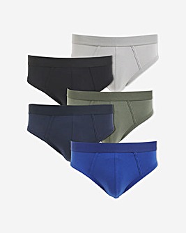 5 Pack Marl Briefs