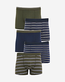 5 Pack Blue Stripe A Fronts