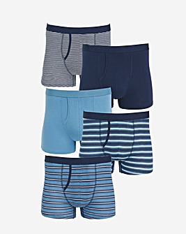 5 Pack Blue Stripe A Fronts