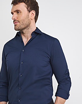 Polyester Blend Stretch Travel Shirt