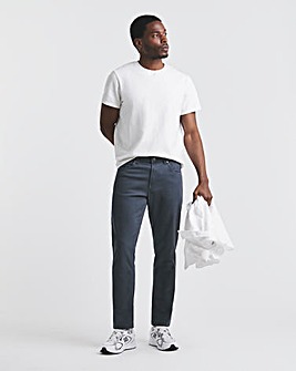 Union Blue Slim Fit Stretch Gabardine Jean