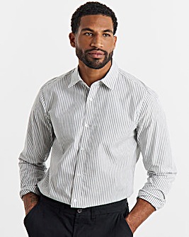 Long Sleeve Poplin Stripe Shirt Long