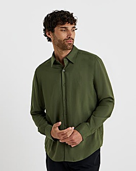 Folio Garment Dyed Viscose Shirt Regular