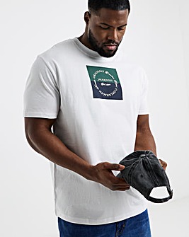 Jack & Jones Square Originals Logo T-Shirt - White