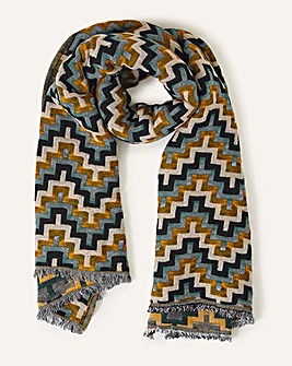 Accessorize Woven Blanket Scarf