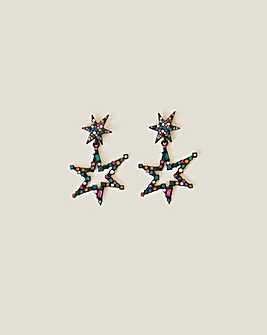 Accessorize Embellished Star Earrings