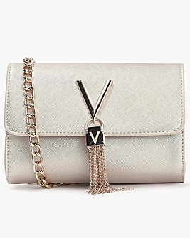 Valentino Bags Divina Saffiano Shoulder Bag