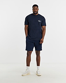 Jack & Jones Brandon Logo T-Shirt & Short Set - Navy