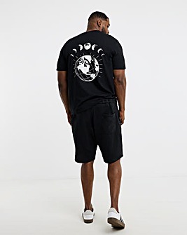 Jack & Jones Dreamy T-Shirt & Shorts Set - Black