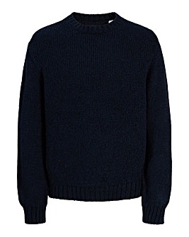 Jack & Jones Carter Knit Jumper - Navy