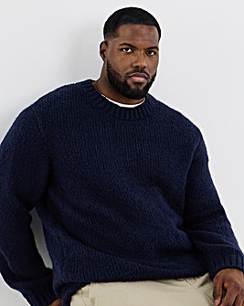 Jack & Jones Carter Knit Jumper - Navy