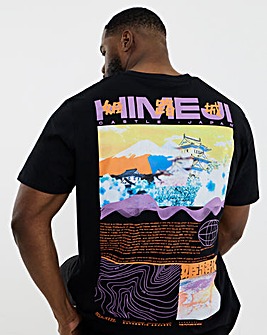 Jack & Jones Himeji Back Graphic T-Shirt - Black