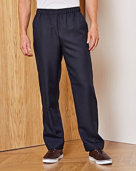 Premier Man Elasticated Waist Formal Trousers