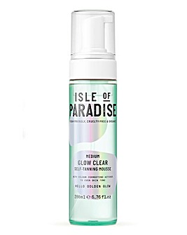 Isle Of Paradise Glow Clear Self Tanning Mousse - Medium 200ml