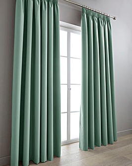 Eclipse Coated Thermal Blackout Pencil Pleat Curtains