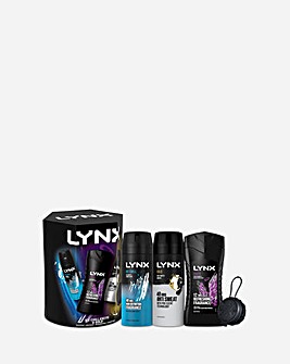 Lynx All Stars Trio & Body Scrub Gift Set