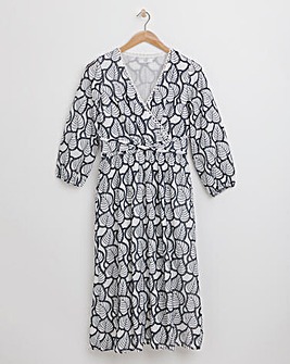 Joanna Hope Broiderie Leaf Dress