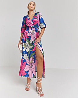 Joanna Hope Wrap Belted Dress