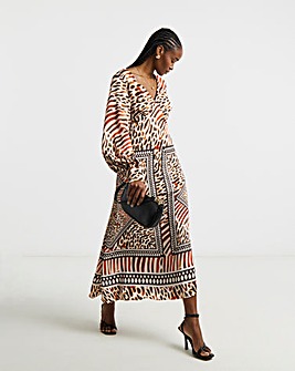 Joanna Hope Animal Printed Dress
