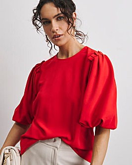 Joanna Hope Puff Sleeve Blouse