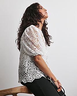 Joanna Hope Crochet Blouse