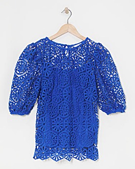 Joanna Hope Crochet Blouse