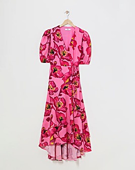 Joanna Hope Wrap Midi Dress