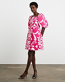 Joanna Hope Cotton Shift Dress With Pockets
