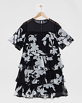 Joanna Hope Tiered Shift Dress