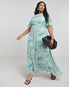 Joanna Hope Chiffon Column Dress