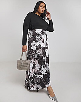 Joanna Hope Asymmetrical Pleated Skirt