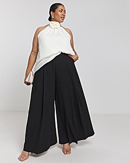 Joanna Hope Pleated Wide Leg Trousers