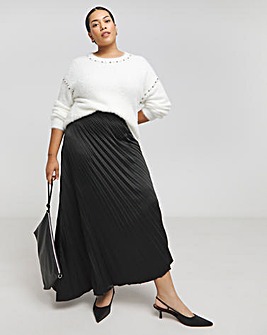 Joanna Hope Asymmetrical Pleated Skirt