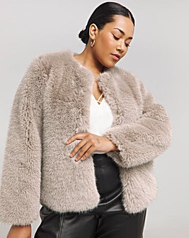 Joanna Hope Premium Faux Fur Jacket