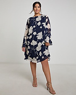 Joanna Hope Frill Sleeve Shift Dress