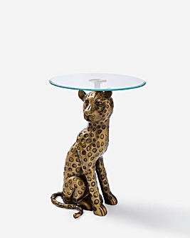 Leopard Accent Table