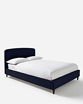 Otto Velvet Bed with Quilted Mattress