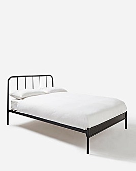 Colden Metal Bed with Quilted Mattress