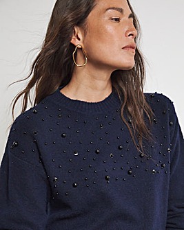 Joanna Hope Embellished Knit Jumper