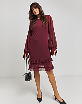 Joanna Hope Tie Sleeve Dress