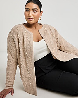 Joanna Hope Embellished Cardigan