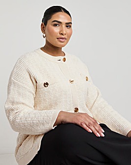 Joanna Hope Boucle Knit Cardigan