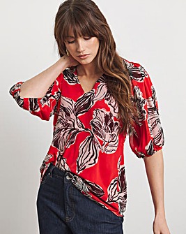 Joanna Hope Puff Sleeeve Blouse