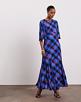 Joanna Hope Stripe Print Tea Dress