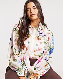 Joanna Hope Floral Printed Shirt