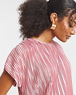 Joanna Hope Plisse Blouse