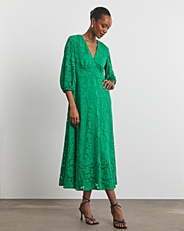 Joanna Hope Midi Lace Dress