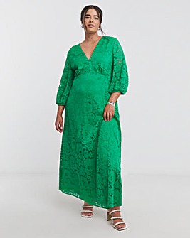 Joanna Hope Midi Lace Dress