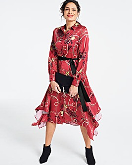 Red Shirt Dress