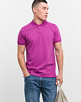 Pure Cotton Pique Polo Long